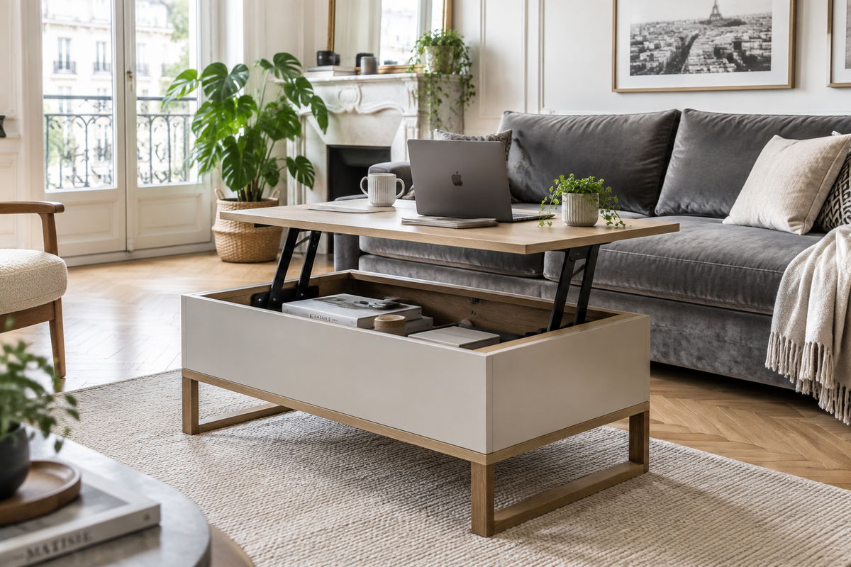 Table basse relevable : le guide complet pour bien choisir Image