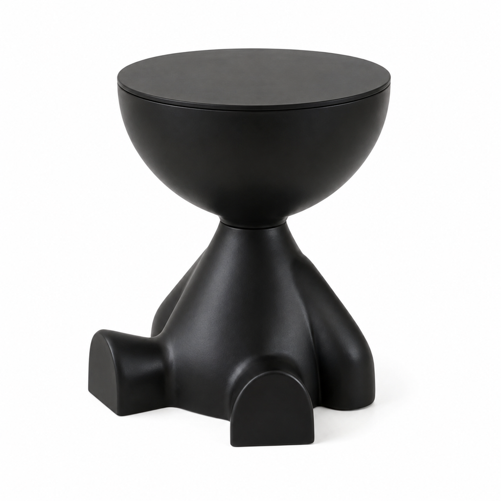 Table d'Appoint Ronde Plastique